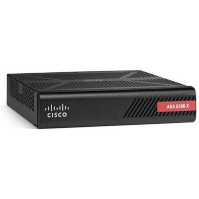 Dispositif de sécurité - CISCO - ASA 5506-X - 8 ports GigE - Bureau - Cisco Security Plus License Noir - Publicité Dispositif de sécurité - CISCO - ASA 5506-X - 8 ports GigE - Bureau - Cisco Security Plus License Noir - Publicité
