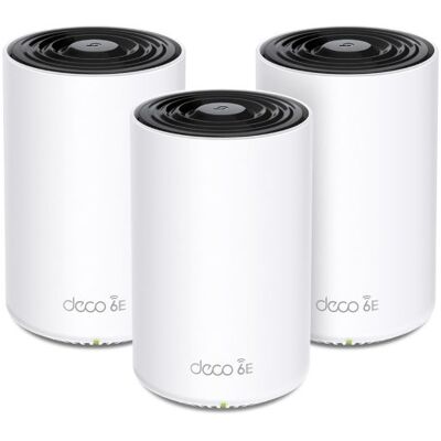Système Wi-Fi - TP-Link - Deco XE75 V2 - Tri-bande - Wi-Fi 6E - Couverture 7200 pieds² Blanc - Publicité Système Wi-Fi - TP-Link - Deco XE75 V2 - Tri-bande - Wi-Fi 6E - Couverture 7200 pieds² Blanc - Publicité