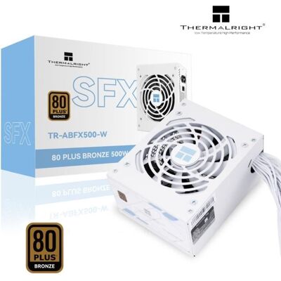 Alimentation PC non modulaire - THERMALRIGHT ABFX 500 W - 80+ Bronze - Blanc Blanc - Publicité Alimentation PC non modulaire - THERMALRIGHT ABFX 500 W - 80+ Bronze - Blanc Blanc - Publicité