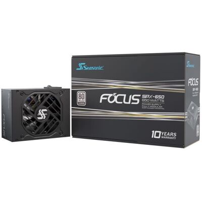 Alimentation PC Interne - SEASONIC - Focus SPX SFX Platinium - 650W (FOCUS SPX 650) Noir - Publicité Alimentation PC Interne - SEASONIC - Focus SPX SFX Platinium - 650W (FOCUS SPX 650) Noir - Publicité