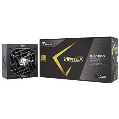 Bloc dalimentation interne - SEASONIC - VERTEX GX - 1200 Watts - atx 3.0 PCie 5 Noir - Publicité Bloc dalimentation interne - SEASONIC - VERTEX GX - 1200 Watts - atx 3.0 PCie 5 Noir - Publicité