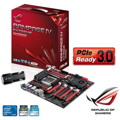 ASUS - Rampage IV Extreme - LGA2011 - X79 - Carte mère - Publicité ASUS - Rampage IV Extreme - LGA2011 - X79 - Carte mère - Publicité