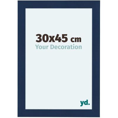 YD. Your Decoration - 30x45 cm - Cadres Photo en MDF - Bleu Foncé Patiné - Como. Bleu - Publicité YD. Your Decoration - 30x45 cm - Cadres Photo en MDF - Bleu Foncé Patiné - Como. Bleu - Publicité