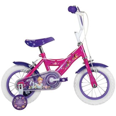 Vélo Enfant - HUFFY - Princesses Disney 12 pouces - Cadre acier - Roulettes stabilisatrices amovibles - Mouvement à billes Rose - Publicité Vélo Enfant - HUFFY - Princesses Disney 12 pouces - Cadre acier - Roulettes stabilisatrices amovibles - Mouvement à billes Rose - Publicité