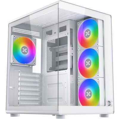 Boîtier PC - XIGMATEK - Aqua Compact AIR Arctic - Blanc - Cube - Format ATX Blanc - Publicité Boîtier PC - XIGMATEK - Aqua Compact AIR Arctic - Blanc - Cube - Format ATX Blanc - Publicité