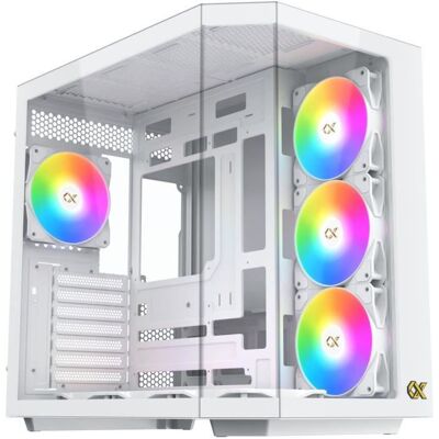 Boitier sans alimentation - XIGMATEK CUBI II Arctic - Cube - Format E-ATX - Blanc Blanc - Publicité Boitier sans alimentation - XIGMATEK CUBI II Arctic - Cube - Format E-ATX - Blanc Blanc - Publicité