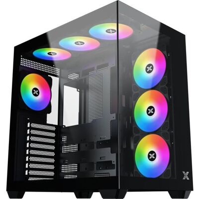 XIGMATEK Aqua V AIR - Boîtier PC Cube ATX - Noir - Publicité XIGMATEK Aqua V AIR - Boîtier PC Cube ATX - Noir - Publicité