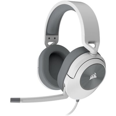 Casque gaming CORSAIR HS55 STEREO - Blanc Micro-casque filaire jack 35mm Blanc - Publicité Casque gaming CORSAIR HS55 STEREO - Blanc Micro-casque filaire jack 35mm Blanc - Publicité