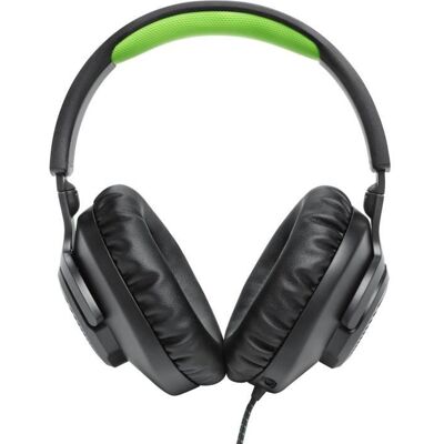 Casque-Micro Gaming - JBL - Quantum 100 Xbox - Filaire - Multiplateforme - Noir / Vert - Publicité Casque-Micro Gaming - JBL - Quantum 100 Xbox - Filaire - Multiplateforme - Noir / Vert - Publicité