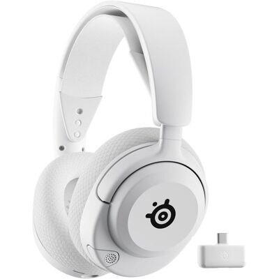 Casque gaming sans fil - STEELSERIES - Arctis Nova 5P - Pour Playstation - Blanc Blanc - Publicité Casque gaming sans fil - STEELSERIES - Arctis Nova 5P - Pour Playstation - Blanc Blanc - Publicité