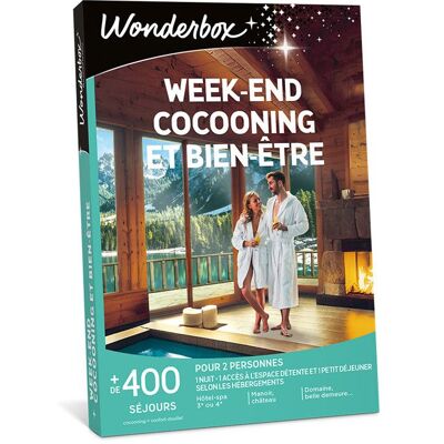 Coffret Cadeau - WONDERBOX - Week-end cocooning et bien-être - Publicité Coffret Cadeau - WONDERBOX - Week-end cocooning et bien-être - Publicité