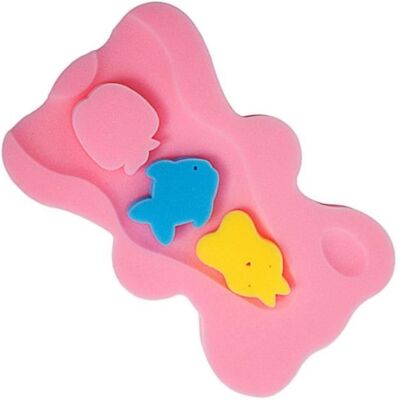 OMABETA Tapis éponge de bain pour bébé en forme de dessin animé anti-dérapant et épais Rose - Publicité OMABETA Tapis éponge de bain pour bébé en forme de dessin animé anti-dérapant et épais Rose - Publicité