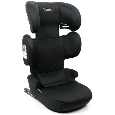 TROTTINE Réhausseur Isofix pliable R129 100-150 cm MANCHESTERFIX Shadow Noir - Publicité TROTTINE Réhausseur Isofix pliable R129 100-150 cm MANCHESTERFIX Shadow Noir - Publicité