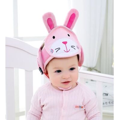 FORNORM Casque de sécurité pour bébé Casque de sécurité pour bébé en coton doux réglable antichoc-(Taille 42-62cm)-Lapin - Publicité FORNORM Casque de sécurité pour bébé Casque de sécurité pour bébé en coton doux réglable antichoc-(Taille 42-62cm)-Lapin - Publicité