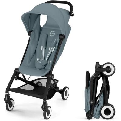 CYBEX GOLD Poussette canne ultra-compacte Agis CYBEX - 5 à 22 kg (6 mois - 4 ans) - poussette légère 6 3 kg - compatible avion - Stormy Blue Bleu - Publicité CYBEX GOLD Poussette canne ultra-compacte Agis CYBEX - 5 à 22 kg (6 mois - 4 ans) - poussette légère 6 3 kg - compatible avion - Stormy Blue Bleu - Publicité