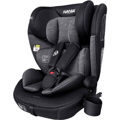 Siège auto isofix - NANIA - MILANO - Groupe 1/2/3 - I-size - Avec réducteur - Noir Noir - Publicité Siège auto isofix - NANIA - MILANO - Groupe 1/2/3 - I-size - Avec réducteur - Noir Noir - Publicité