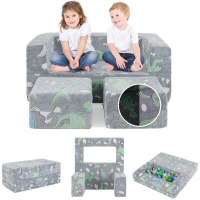 Costway - GameSofa2P - Flanelle phosphorescente - Play Sofa - Publicité Costway - GameSofa2P - Flanelle phosphorescente - Play Sofa - Publicité
