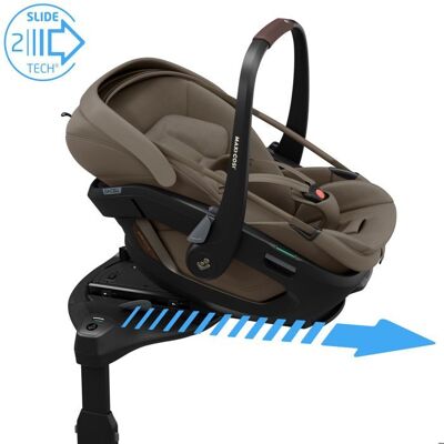 MAXI COSI Siège auto bébé Maxi-Cosi Coral Slide Pro Pivotant et coulissant ISOFIX 0-24 mois Oak Truffle Beige - Publicité MAXI COSI Siège auto bébé Maxi-Cosi Coral Slide Pro Pivotant et coulissant ISOFIX 0-24 mois Oak Truffle Beige - Publicité