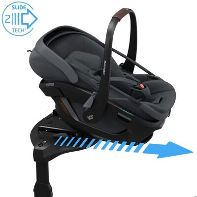 MAXI COSI Siège auto bébé Maxi-Cosi Coral Slide Pro Pivotant et coulissant ISOFIX 0-24 mois Moon Graphite Gris - Publicité MAXI COSI Siège auto bébé Maxi-Cosi Coral Slide Pro Pivotant et coulissant ISOFIX 0-24 mois Moon Graphite Gris - Publicité