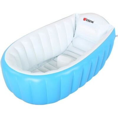 KONVINIT Baignoire Gonflable Bébé Enfant Piscine Gonflable Bassine Siège de Baignoire Confort Portable Douche pour 0-3ans 98*65*28cm Bleu Bleu - Publicité KONVINIT Baignoire Gonflable Bébé Enfant Piscine Gonflable Bassine Siège de Baignoire Confort Portable Douche pour 0-3ans 98*65*28cm Bleu Bleu - Publicité