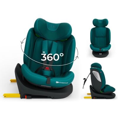 Siège auto Kinderkraft I-GROW 2 PLUS 4-en-1 40-150 cm i-Size RWF FWF SPS+ AIR FLOW dossier inclinable harnais réglable vert Vert - Publicité Siège auto Kinderkraft I-GROW 2 PLUS 4-en-1 40-150 cm i-Size RWF FWF SPS+ AIR FLOW dossier inclinable harnais réglable vert Vert - Publicité