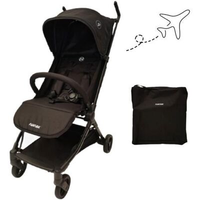 Nania Babyjet Poussette Ultra-Compacte cabine avion (0 à 15 kg) – sac de transport Noir - Publicité Nania Babyjet Poussette Ultra-Compacte cabine avion (0 à 15 kg) – sac de transport Noir - Publicité