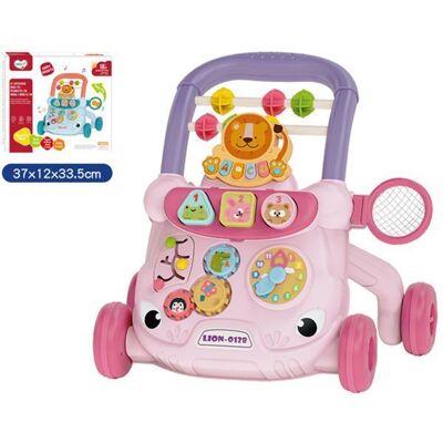 UVERBON Jouets pour trotteurs pour bébés avec verrouillage stable et antidérapant vitesse réglable avec plateau de jeu multifonction Rose - Publicité UVERBON Jouets pour trotteurs pour bébés avec verrouillage stable et antidérapant vitesse réglable avec plateau de jeu multifonction Rose - Publicité
