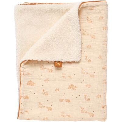 SAUTHON Couverture bébé en sherpa - ORSINO Beige - Publicité SAUTHON Couverture bébé en sherpa - ORSINO Beige - Publicité