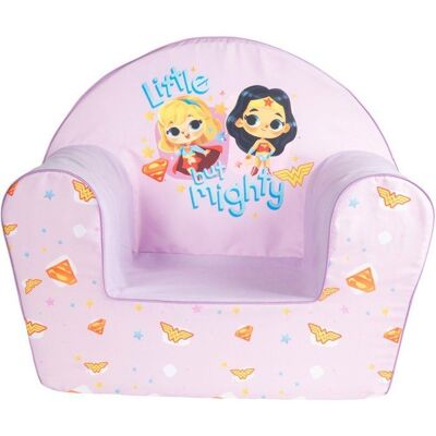 Fauteuil Tataway Chaise Enfant Wonder Woman Dc Comics - Confortable et Sûre - Idéale pour les Chambres et les Coins Jeux Rose - Publicité Fauteuil Tataway Chaise Enfant Wonder Woman Dc Comics - Confortable et Sûre - Idéale pour les Chambres et les Coins Jeux Rose - Publicité