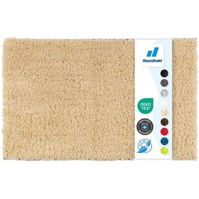 KARAT Tapis de Bain à Poils Longs Sky Soft Beige crème 50 x 60 cm - Publicité KARAT Tapis de Bain à Poils Longs Sky Soft Beige crème 50 x 60 cm - Publicité