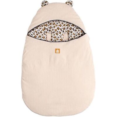 SAUTHON BABY DECO - Nid dange 5 Attaches Léopard Beige - Publicité SAUTHON BABY DECO - Nid dange 5 Attaches Léopard Beige - Publicité