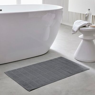Tapis de bain uni ESSENTIAL - TODAY - Gris 50x80 cm Gris - Publicité Tapis de bain uni ESSENTIAL - TODAY - Gris 50x80 cm Gris - Publicité
