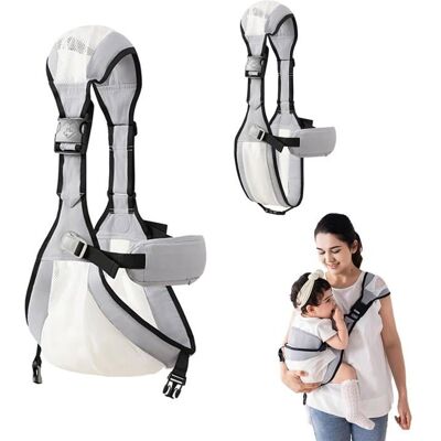 NOBRAND Porte-Bébé Latéral Portable Echarpe de Portage Bebe Respirante Réglable et Multifonctionnelle Porte-BéBé Ergonomique Et Pratique - Publicité NOBRAND Porte-Bébé Latéral Portable Echarpe de Portage Bebe Respirante Réglable et Multifonctionnelle Porte-BéBé Ergonomique Et Pratique - Publicité