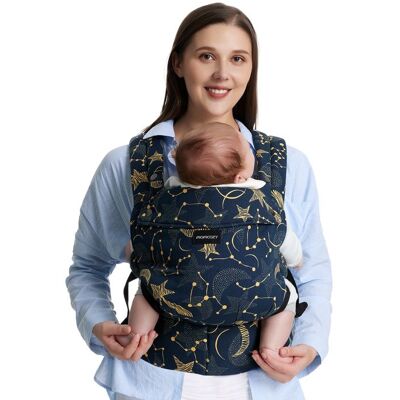 Porte-bébés Momcozy - Ciel Nocturne - Ergonomique, Léger, Facile à Mettre - Porte-bébés - Publicité Porte-bébés Momcozy - Ciel Nocturne - Ergonomique, Léger, Facile à Mettre - Porte-bébés - Publicité