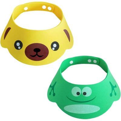 VANGUARDIS Bonnets de bain pour bébé lot de 2 protection solaire pour bonnet de bain bébé lunettes de protection - Publicité VANGUARDIS Bonnets de bain pour bébé lot de 2 protection solaire pour bonnet de bain bébé lunettes de protection - Publicité