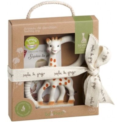 VULLI Anneau de Dentition Souple Sophie la Girafe So Pure Beige - Publicité VULLI Anneau de Dentition Souple Sophie la Girafe So Pure Beige - Publicité