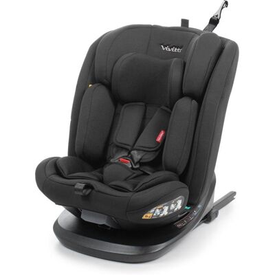 Siège auto - BABYAUTO - ZAFIRO - Groupe 0/1/2/3 - 40/150 cm - I-Size - Pivotant - Inclinable - Avec réducteur - Noir Noir - Publicité Siège auto - BABYAUTO - ZAFIRO - Groupe 0/1/2/3 - 40/150 cm - I-Size - Pivotant - Inclinable - Avec réducteur - Noir Noir - Publicité