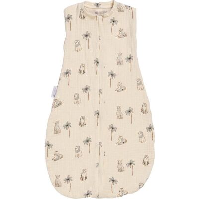 Gigoteuse demmaillotage 2-en-1 - CANDIDE - 55 cm - 0/3 mois - Blanc imprimé lange tigre Blanc - Publicité Gigoteuse demmaillotage 2-en-1 - CANDIDE - 55 cm - 0/3 mois - Blanc imprimé lange tigre Blanc - Publicité