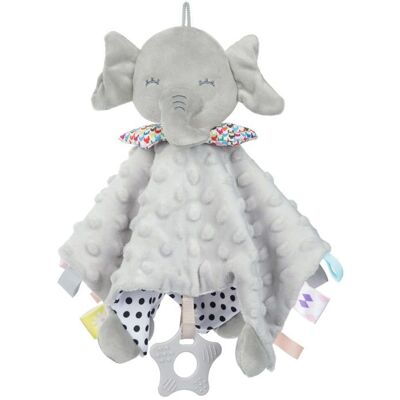 CUNEARY Serviette Bébé Doudou Élphant Personnalisé Apaisant Cadeau Éveil Nouveau-Né Filles & Garçons Gris - Publicité CUNEARY Serviette Bébé Doudou Élphant Personnalisé Apaisant Cadeau Éveil Nouveau-Né Filles & Garçons Gris - Publicité