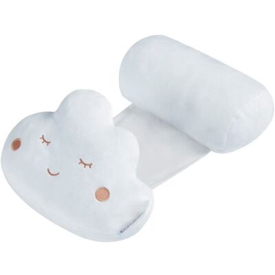 Cale bébé TINEO CLOUDY 2en1 - Fonction peluche Blanc - Publicité Cale bébé TINEO CLOUDY 2en1 - Fonction peluche Blanc - Publicité