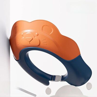 S'AGRANDIR Bonnet de bain pour enfant — Visière de bain imperméable en silicone ultra-doux (Orange) Orange - Publicité S'AGRANDIR Bonnet de bain pour enfant — Visière de bain imperméable en silicone ultra-doux (Orange) Orange - Publicité