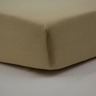 Babycalin - Drap-housse 70x140 cm en Coton Blé Beige - Publicité Babycalin - Drap-housse 70x140 cm en Coton Blé Beige - Publicité