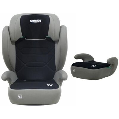 NANIA Siège auto enfant Belem 2 en 1 I-size 100-150 cm-Groupe 2/3- environ 4-12 ans - Protection Latérale - Appui-tête Réglable Noir - Publicité NANIA Siège auto enfant Belem 2 en 1 I-size 100-150 cm-Groupe 2/3- environ 4-12 ans - Protection Latérale - Appui-tête Réglable Noir - Publicité