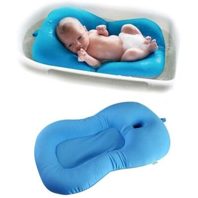 HAUTSTORE Tapis de bain bébé nouveau-né pliable bébé bain baignoire coussin chaise étagère (Blue ) Bleu - Publicité HAUTSTORE Tapis de bain bébé nouveau-né pliable bébé bain baignoire coussin chaise étagère (Blue ) Bleu - Publicité