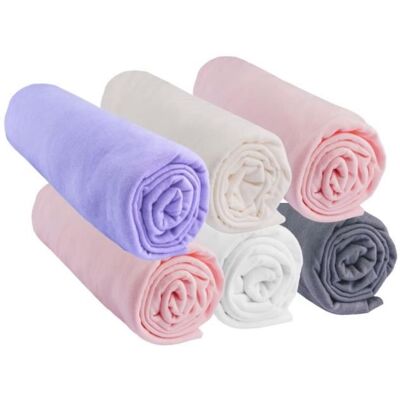 Drap housse bébé CANDY - EASY DORT - Lot de 6 - 40x80 40x90 - 100% Coton Rose - Publicité Drap housse bébé CANDY - EASY DORT - Lot de 6 - 40x80 40x90 - 100% Coton Rose - Publicité