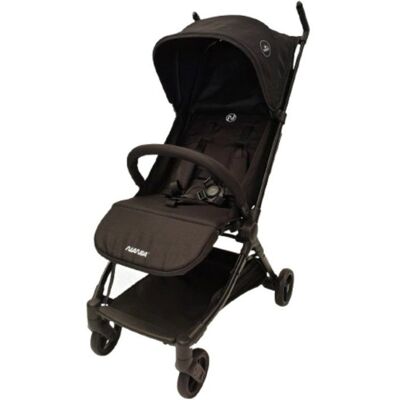 NANIA - Poussette ultra-compacte - Babyjet - Sac de transport inclus - 4 roues - Noir Noir - Publicité NANIA - Poussette ultra-compacte - Babyjet - Sac de transport inclus - 4 roues - Noir Noir - Publicité