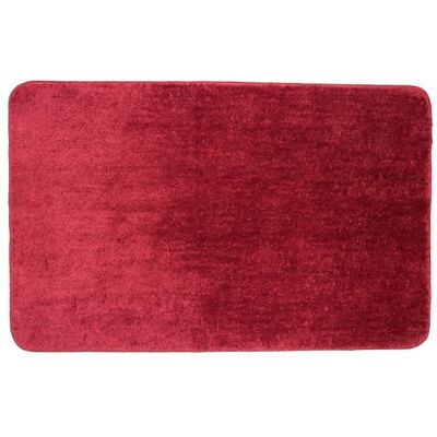 GUY LEVASSEUR Tapis de bain uni 50x80 en polyester bordeau 50x80cm Rouge - Publicité GUY LEVASSEUR Tapis de bain uni 50x80 en polyester bordeau 50x80cm Rouge - Publicité