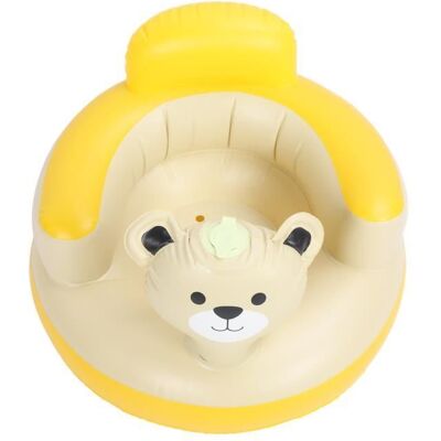 Vvikizy chaise bébé à pompe à Siège gonflable pour bébé pompe à intégrée chaise de douche en PVC Support puericulture chaise Jaune - Publicité Vvikizy chaise bébé à pompe à Siège gonflable pour bébé pompe à intégrée chaise de douche en PVC Support puericulture chaise Jaune - Publicité
