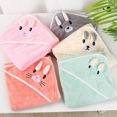 Paquet de 2 serviettes de bain pour bébé serviettes de bain pour bébé à capuche serviettes pour bébé à capuche gris*+vert Blanc - Publicité Paquet de 2 serviettes de bain pour bébé serviettes de bain pour bébé à capuche serviettes pour bébé à capuche gris*+vert Blanc - Publicité