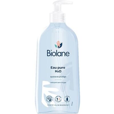 Biolane Eau Pure H2O - Lotion nettoyante visage corps & siège bébé 350 ml - Publicité Biolane Eau Pure H2O - Lotion nettoyante visage corps & siège bébé 350 ml - Publicité